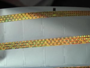 Verschiedenfarbige Sicherheits-Hologramm-Laser-Aufkleber in verschiedenen Formen - Product Image 2