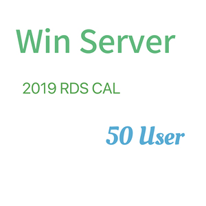 Win Server 2019 Servicios de Escritorio Remoto RDS 50 Usuario CAL Clave de licencia Versión de Internet en stock - Product Image 2