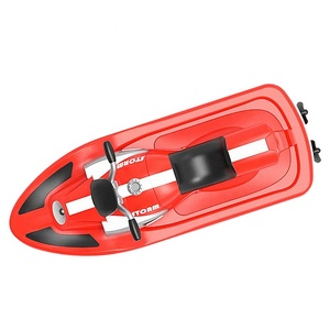 2CH 2.4G TKKJ H137 RC เรือยนต์สีแดงฟังก์ชั่นเต็มรูปแบบด้านหน้าไฟ LED อายุการใช้งานแบตเตอรี่ยาวนานวิทยุควบคุม Jet เรือของเล่น - Product Image 3