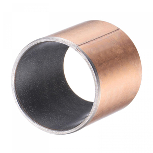 Tự bôi trơn du bushings oilless trượt mang Đồng trở lại PTFE đồng bằng tay áo vòng bi cho các bộ phận trượt máy móc - Product Image 2