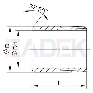 <span class=keywords><strong>EN</strong></span> <span class=keywords><strong>10241</strong></span> DIN 2982 Thép Không Gỉ Kết Nối Linh Hoạt Khớp Nối Nửa Núm Vú - Product Image 4