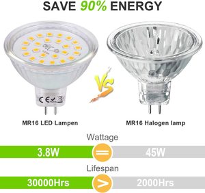 <strong>MR11</strong> <strong>LED</strong> Bulb GU4 <strong>MR11</strong> 12V 5W <strong>LED</strong> Spotlight Bulb for Landscape Recessed Track Lighting 50W Halogen Equivalent