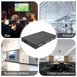 HDMI2.0 <strong>Matrix</strong> 4x4 <strong>HDMI</strong> <strong>Matrix</strong> Fast Switch&amp;video Wall Scaler <strong>Output</strong> Coaxial Audio <strong>Output</strong> Audio Delay 4K@60Hz IP/RS232/IR Control - Product Image 2