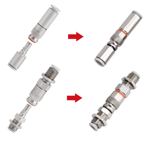 SMC KK2S/KK2P-04H/04E/06H/06E tipi çek valf hızlı ekleme boru eklem düz Panel parçaları - Product Image 6