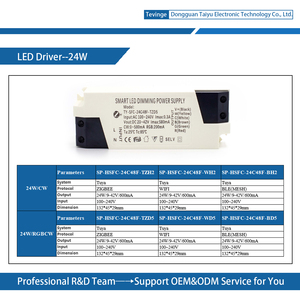 Tuya Led sürücü kısılabilir led sürücüsü WIFI 24W 5CH AC DC sabit akım akıllı sürücü için Led aydınlatma - Product Image 5