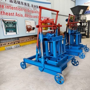 2-45 Máquina de ladrillos de cemento semiautomática sólida móvil pequeña Maquinaria de fabricación de bloques huecos eficiente para pequeñas empresas - Product Image 5