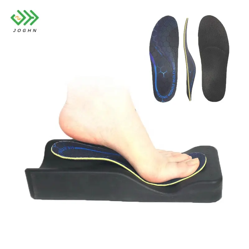 JOGHN Heated Oven Pvc Thermal Forming Individual Custom Fasciitis Arch Support Orthotic Insoles Pu Feet Model Orthotics Insole