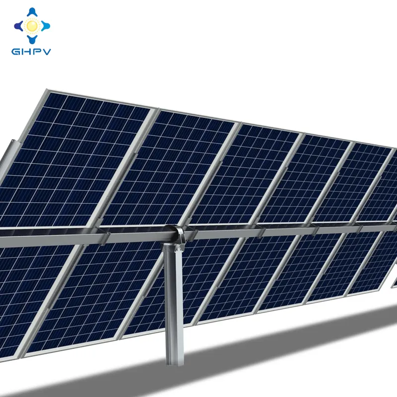 Traqueur solaire Pv de haute qualité Système de suivi des panneaux solaires Support de suivi solaire