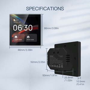 New Arrival Smart Home Zigbee System 4 Inch Touch Screen Gateway with Power Switch <strong>Function</strong> - Product Image 6