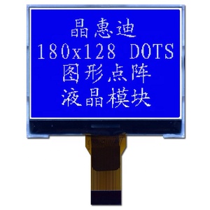 STN LCD Hiển Thị Đồ Họa Màu Xanh 180X128 Dot LCD Module JHD180128-G06BSW-B - Product Image 1