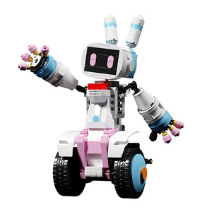 売れ筋DIY RCロボットコンパニオンロボット青とピンク-アプリバージョンリモート電話制御アプリ子供向けの初期のインテリジェントゲーム - Product Image 3