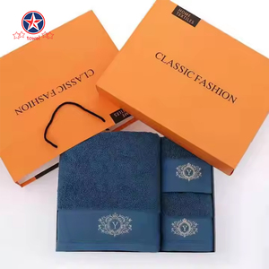 Fabrika yüksek kalite % 100% pamuk % banyo havlusu takımı yumuşak ve emici artı oteller ve kaplıcalar için kalın havlu - Product Image 2