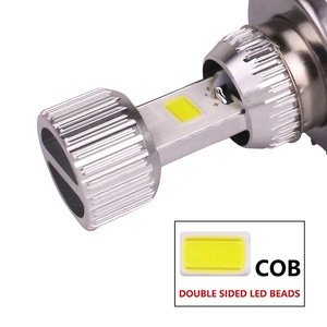 Baikqi ไฟ LED มอเตอร์ไซค์ D2 6W + 9W ไฟสูงและต่ำ9-80V หลอดไฟ H6 H4ทั้งด้านบวกและด้านลบ - Product Image 4