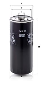 Supplying for Spin on <strong>Filter</strong> W <strong>11</strong> 102 Oil <strong>Filter</strong> 100% Original Product in Stock Fast Delivery - Product Image 3