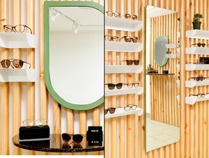 Impressionante nuovissimo Display ottico rotante pieghevole Stand mobili Custom occhiali da banco per Pop Stand Display per il commercio Sh - Product Image 2