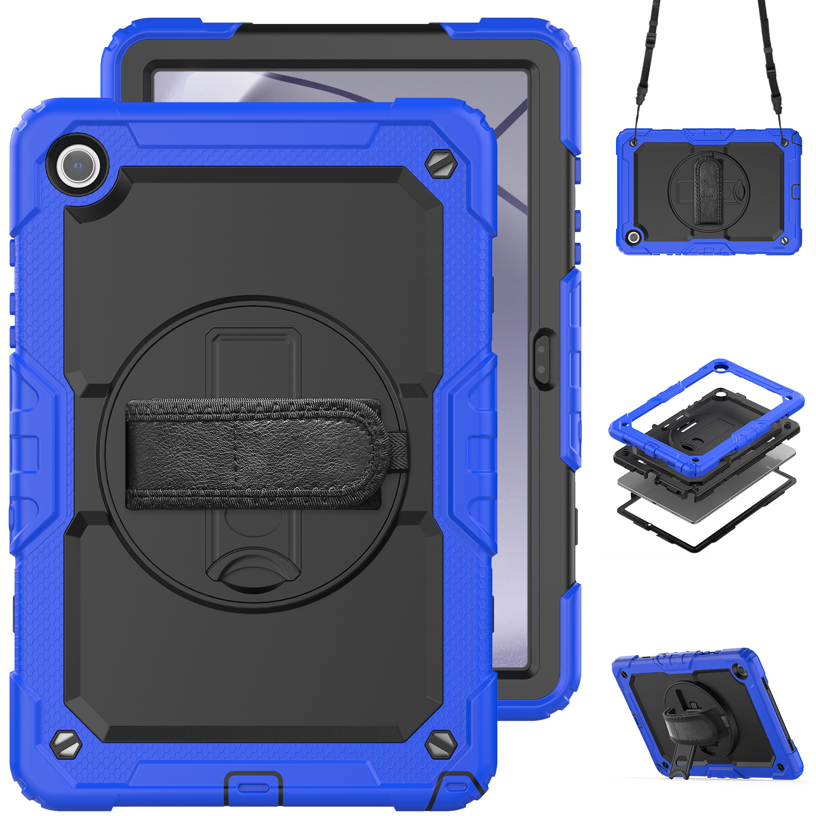 Bleu foncé (PC + Silicone)