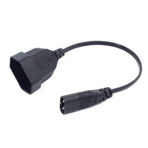 Schoko IEC320/16ซ็อกเก็ตปลั๊กตัวเมีย,สายต่อสำหรับ PDU UPS ยาว C8 CEE7ซม. - Product Image 2