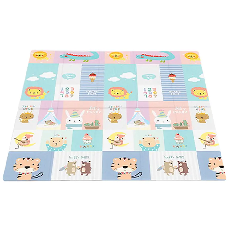 Precio bajo Xpe plegable Baby Play Mat rígido buen valor nórdico niños alfombra de espuma Europa Baby play Yard mat