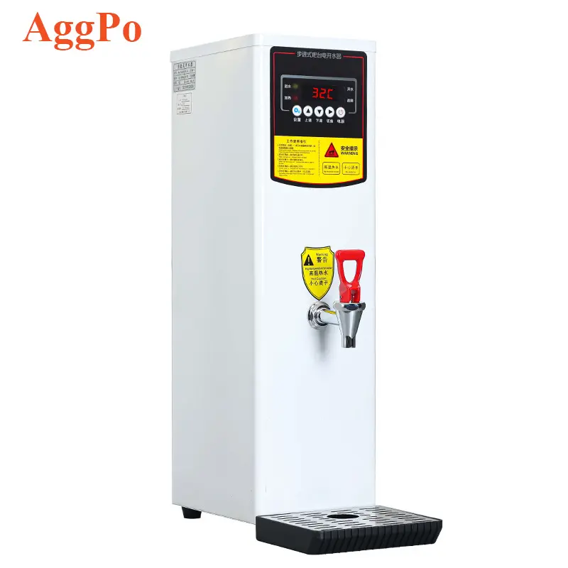 Caldera de agua eléctrica comercial dispensador de agua caliente-40L Calefacción Automática para cafetería de té, restaurante, hogar, oficina