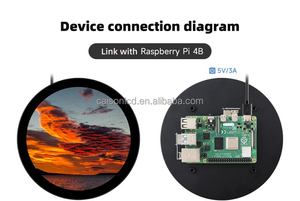 5-дюймовый круговой дисплей ЖК-рекламный станок с TFT экраном Digital Signage и дисплеем металлическая конструкция - Product Image 2