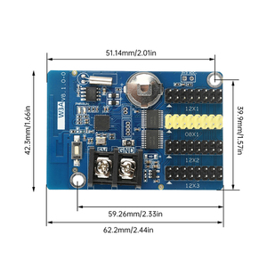 HD-W3A LED Display scheda di controllo Mobile WIFI Wireless scheda di controllo striscia di schermo sottotitolo scheda di unità modulo - Product Image 6