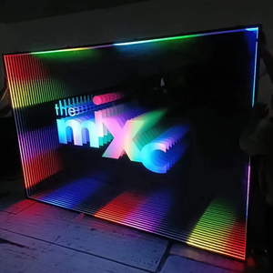 工場カスタムインフィニティミラーLEDネオンサイン高品質アクリルミラーシートネオアートLEDサイン - Product Image 5