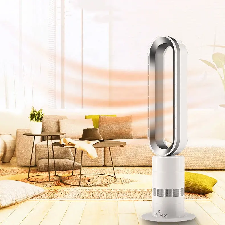 Standing air cooler conditioning Heaters Fan Home use Electric Fan Rotating Tower & Pedestal air cooler Heater Bladeless fan