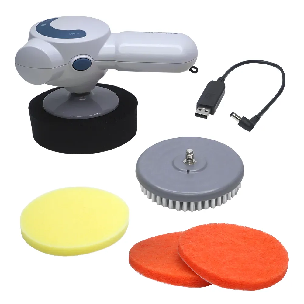 Professional Cordless Electric Car Cleaning Tools Battery-Powered Car Polishing Waxing Machine