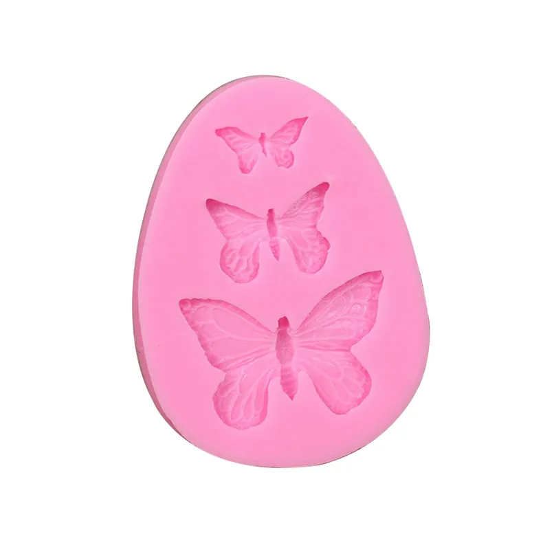 Butterfly Mold Silicone Baking Accessories 3D DIY Sugar Craft Chocolate Cutter Mould Fondant Cake Decorating Tool