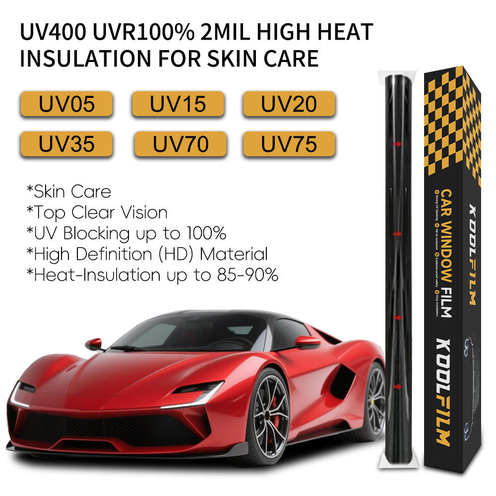 UV400 UVR100% 2Mil Isolation thermique élevée pour les soins de la peau