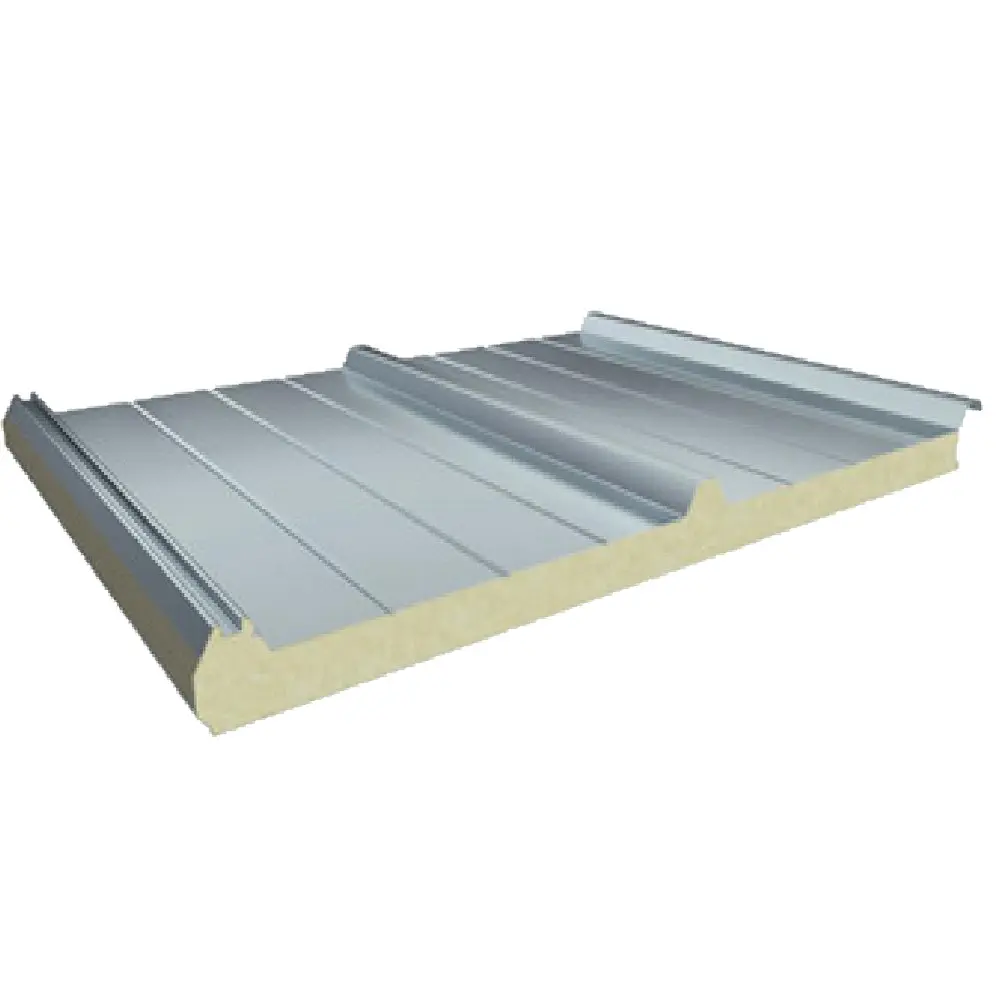 Chambre froide Installation facile mur extérieur en aluminium ignifuge/panneau de toit EPS/Panneaux sandwich de roche Meilleur prix