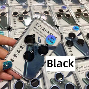 3d tam kapsama kamera Lens ekran koruyucu Iphone 16 13 14 15 Pro Max temperli cam ekran kamera koruyucu - Product Image 2