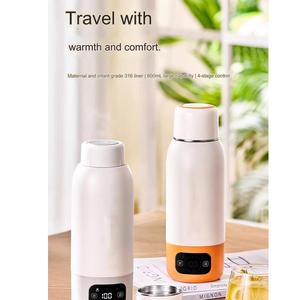 New Design <strong>Portable</strong> Temperature <strong>Control</strong> Stainless Steel Electric Heating Smart Insulation Cup Water Bottle - Product Image 3