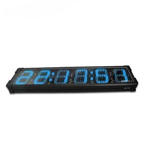 Personalizzato di fabbrica 6 pollici Display singolo lato conto alla rovescia/up impermeabile orologio sportivo LED digitale da corsa per la maratona di corsa - Product Image 4