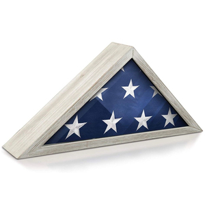 Mộc Mạc rắn gỗ Cờ trường hợp đối với mỹ cựu chiến binh chôn cất cờ 9.5x5 hiển thị đứng đồ nội thất nhà cho phòng khách - Product Image 5
