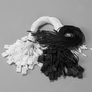 小さなMOQ衣服アクセサリープラスチックハングタグストリング吊り下げタグ用の最も安いシールストリング - Product Image 3