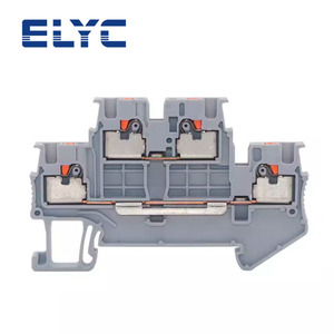 PTTB1.5/S Bloque de terminales de doble nivel Push In Din Rail Terminal Block - Product Image 2