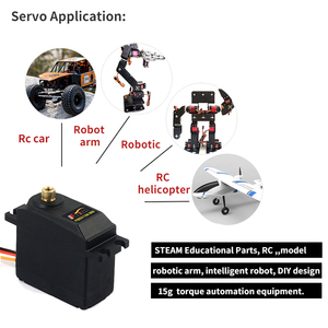Feetech FB5311M Standardgröße 6V 15KG Feedback 360-Grad-Digitalservo für RC Boote Auto/Arduino Roboter/Luftfahrzeug spielzeug fliegend