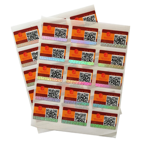 Factory Direct Sale Benutzer definierte Pakets icherheit Qr-Code 3D-Fälschungsetikett