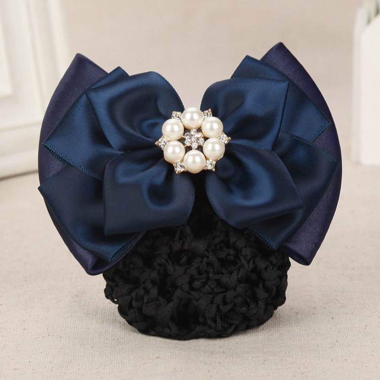 Six-pearl four-corner cross blue jf