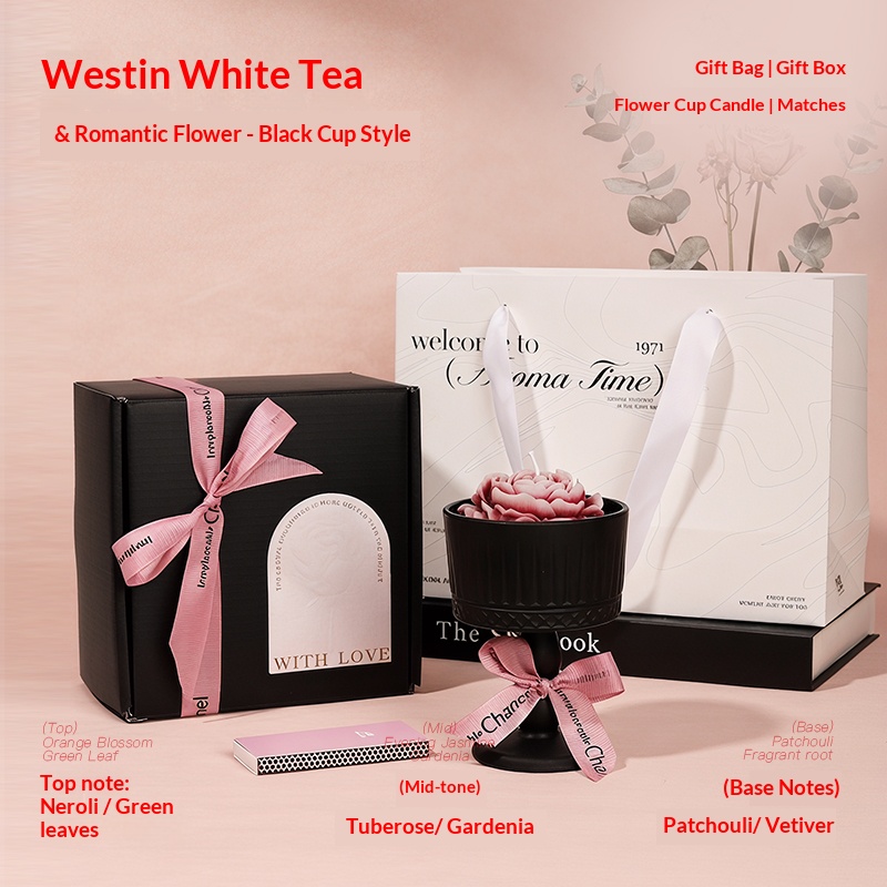 Taza negra de té blanco Whisky