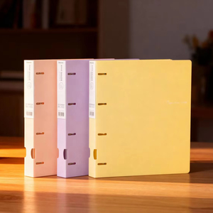 A4 4 halka bağlayıcı kolu kemer klasör dosya ofis kırtasiye plastik karton raporu kapak 4 delik - Product Image 1