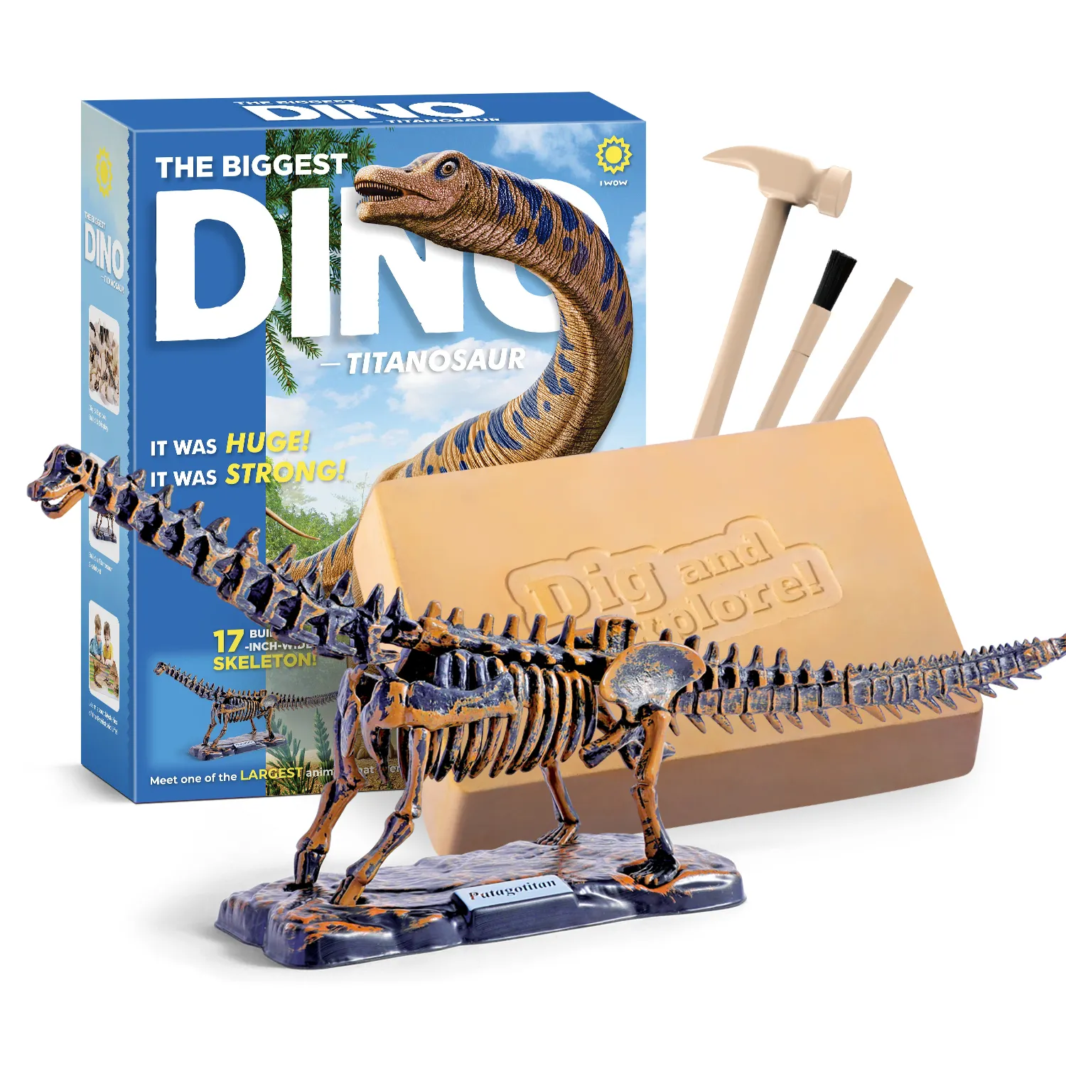 Kits educativos de Ciencia de excavación de dinosaurios fósiles realistas, rompecabezas 3D, figuras que incluyen T-Rex Triceratops para niños