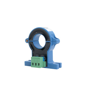 Transmisor de corriente Hall Sensor de potencia de bucle abierto de CC de extremo abierto 4-20mA tipo de medición directa 50 apertura 20mm 0-1500a