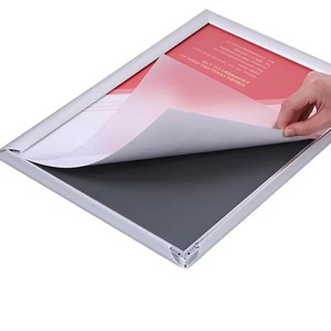 易开铝制海报按扣相框前装广告板相框 - Product Image 3