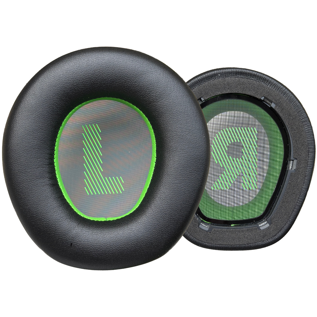 black+green