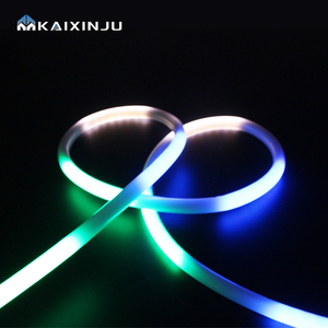 แถบไฟ LED อัจฉริยะ RGB พร้อม IC Magic พร้อมแถบไฟ LED นีออนพิกเซลกันน้ำสายเชือกวงกลม360องศายืดหยุ่นแถบไฟวิ่ง - Product Image 1