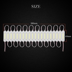 Aydınlatma modülü şerit afiş işareti DC12V su geçirmez COB 6 SMD Led modülü enjeksiyon Len 120 derece soğuk beyaz enjeksiyon Led modülü - Product Image 2