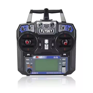Flysky I6リモートコントロールFS-I6 2.4G 6CHトランスミッタコントローラFS-IA6 IA6BレシーバーRCヘリコプタープレーンFPVドローン用 - Product Image 1