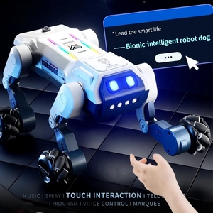 Kyk intelligente telecomando AI Dog Robot nuovo giocattolo di programmazione acrobazia di conversazione orizzontale con Spray canoro - Product Image 3